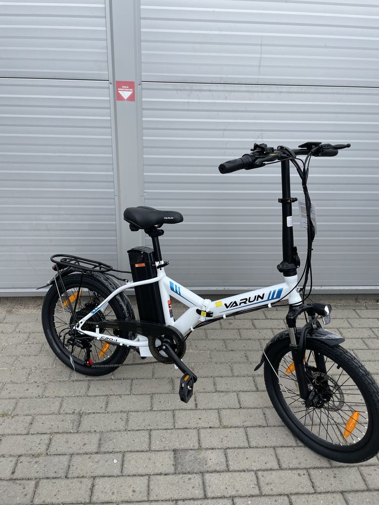 SUPER CENA! Rower Elektryczny VARUN C20-1 10,4Ah 250W 25km/h