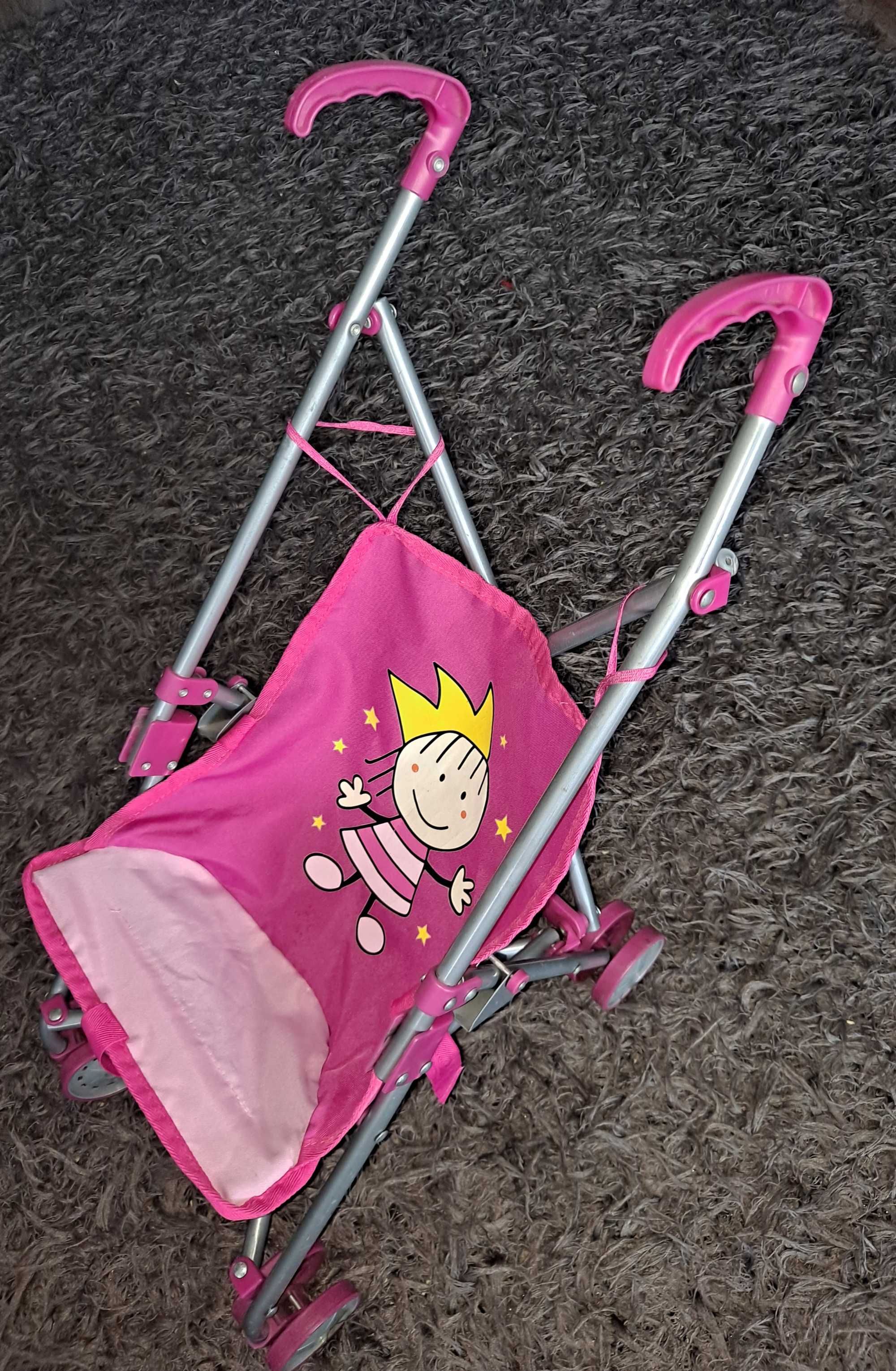 Wózek dla lalek spacerówka parasolka