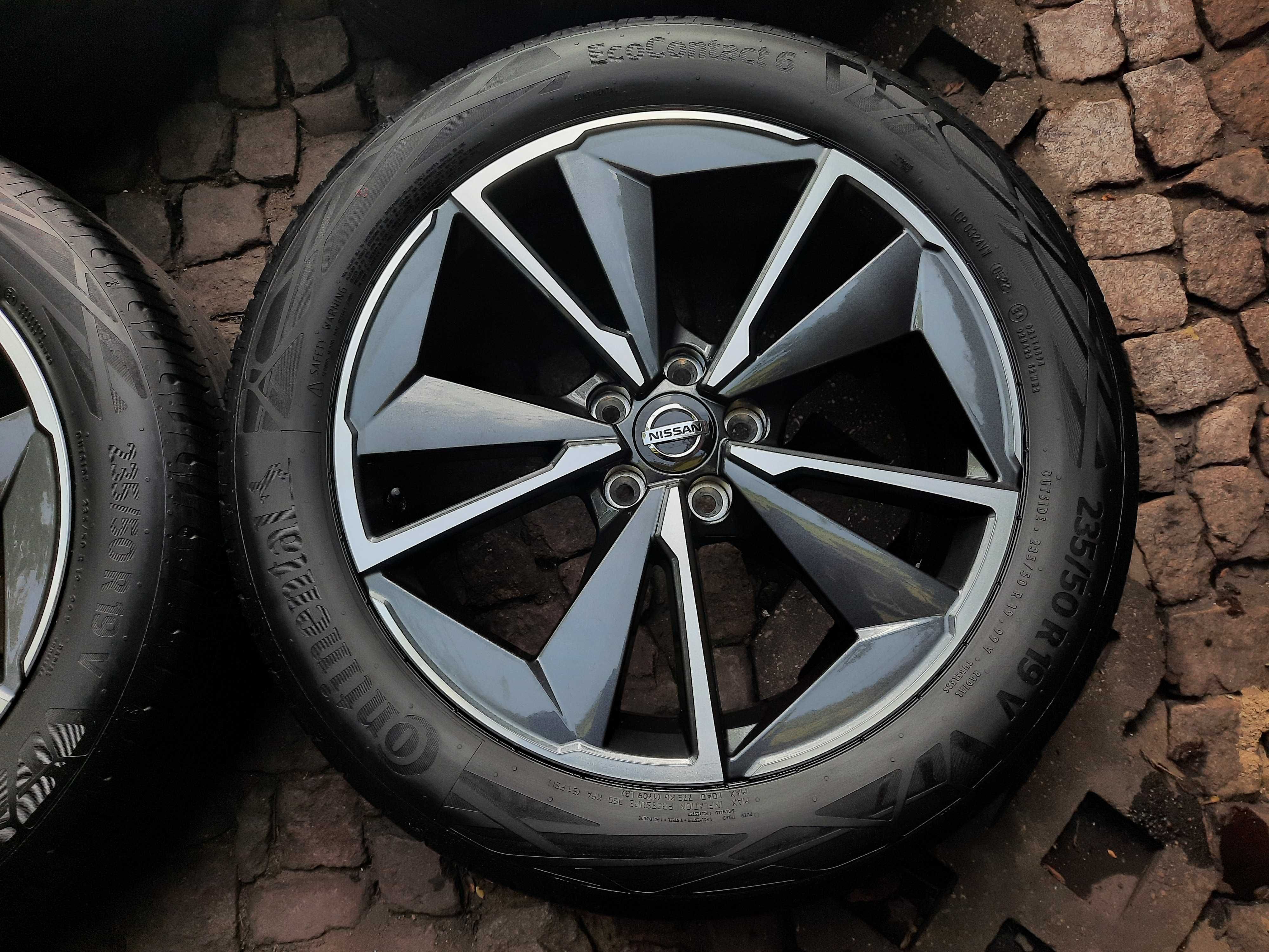 Oryginalne koła aluminiowe NISSAN QASHQAI J12 19" 5x114,3 j. NOWE