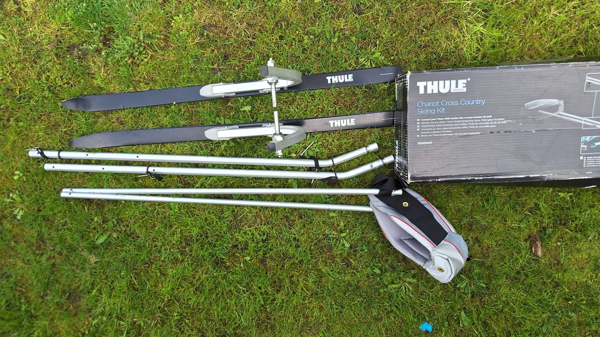 Super oferta THULE Chariot Sport 2 + Zestaw narciarski + belki sam.