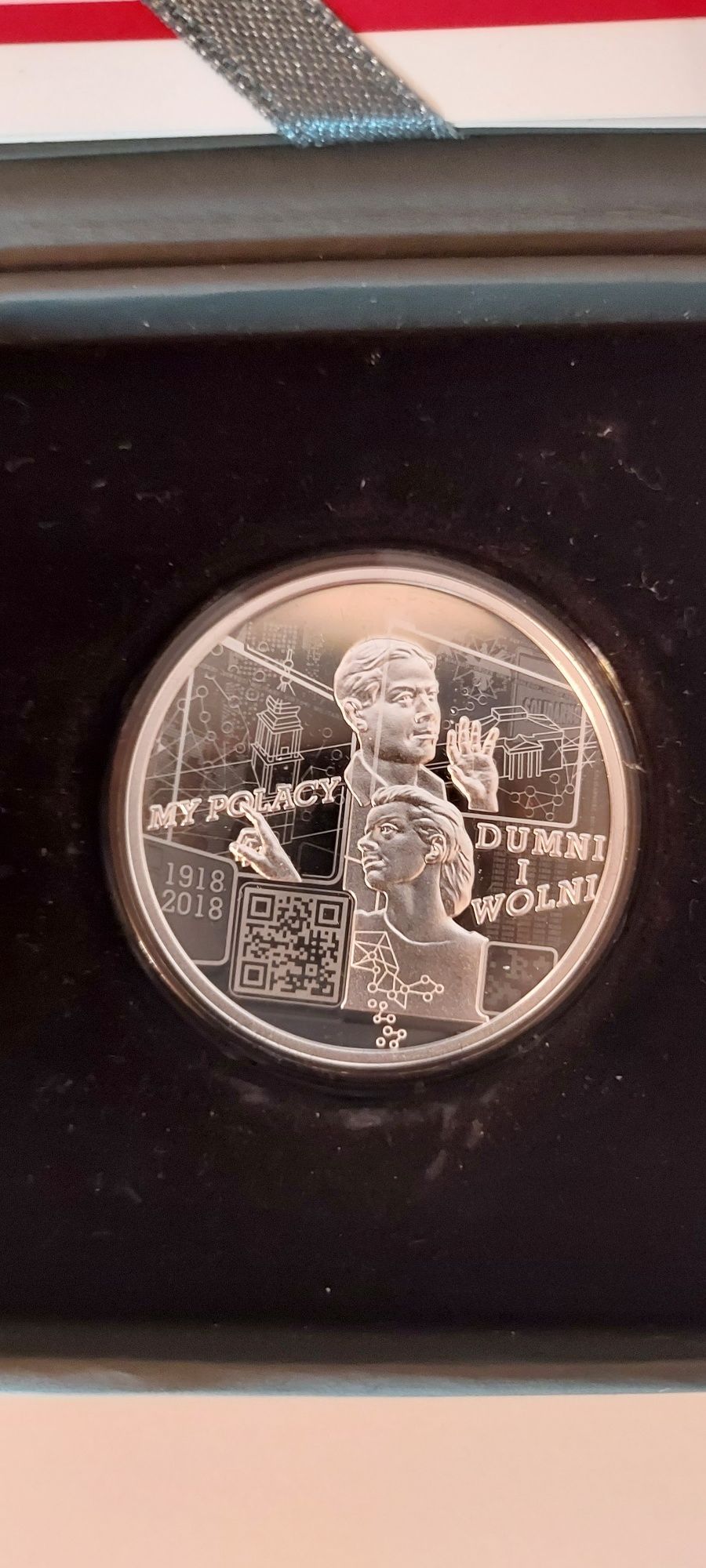 Moneta 10 zł srebrna My Polacy dumni i wolni