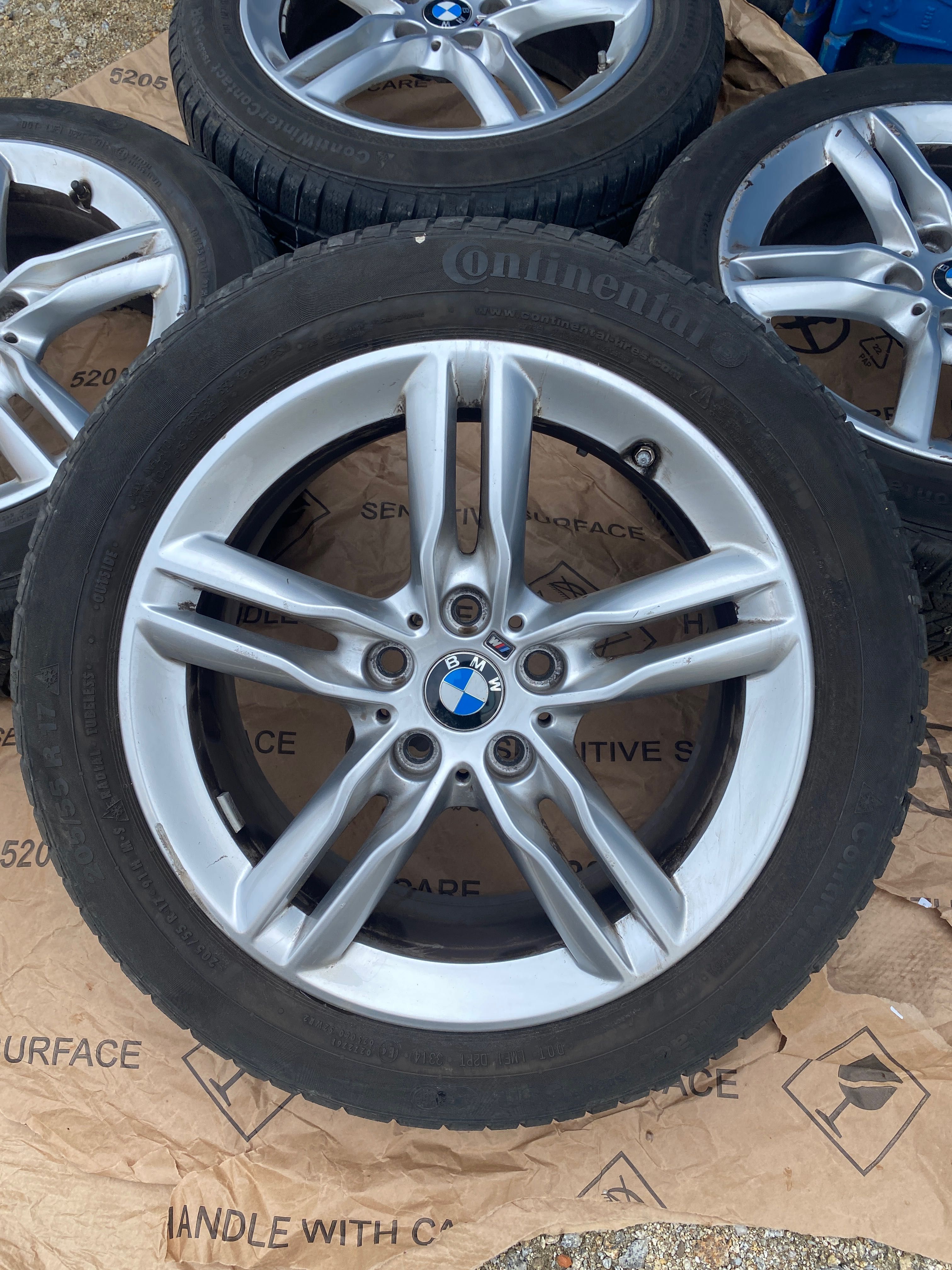 Koła aluminiowe BMW M Pakiet 5x112 ET54 7,5x17” opony 205/55R17 zima