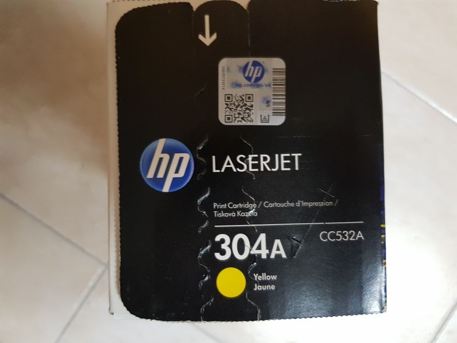 Toner HP CC532 A 304 A Yellow Amarelo