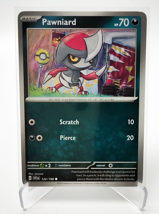 Pawniard 132/198 karta pokemon Scarlet & Violet
