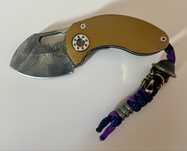 Nóż custom Curtiss Nano Damascus