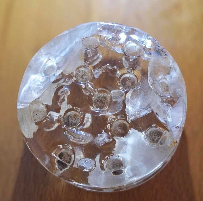 Suporte para flores em vidro de 13 furos