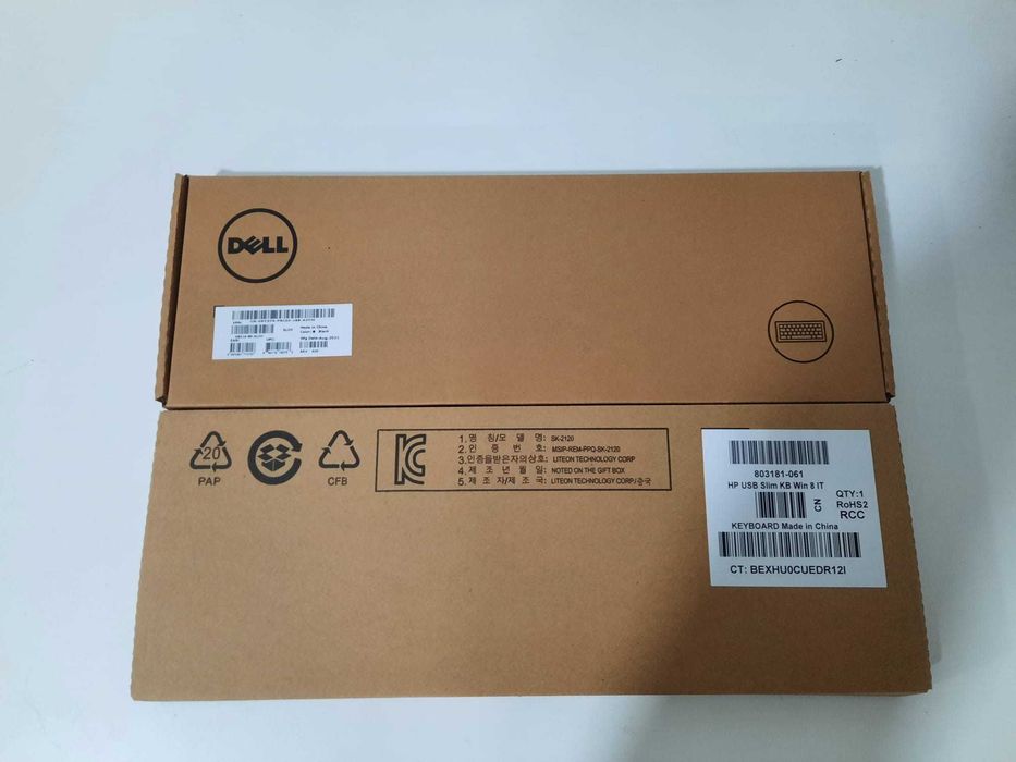 Teclado OEM Dell KB216 0NY3Y4 USB Business Preto Novo em caixa
