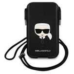 Karl Lagerfeld Torebka KLHCP12MOPHKHK6,1" czarny/black hardcase Saffia