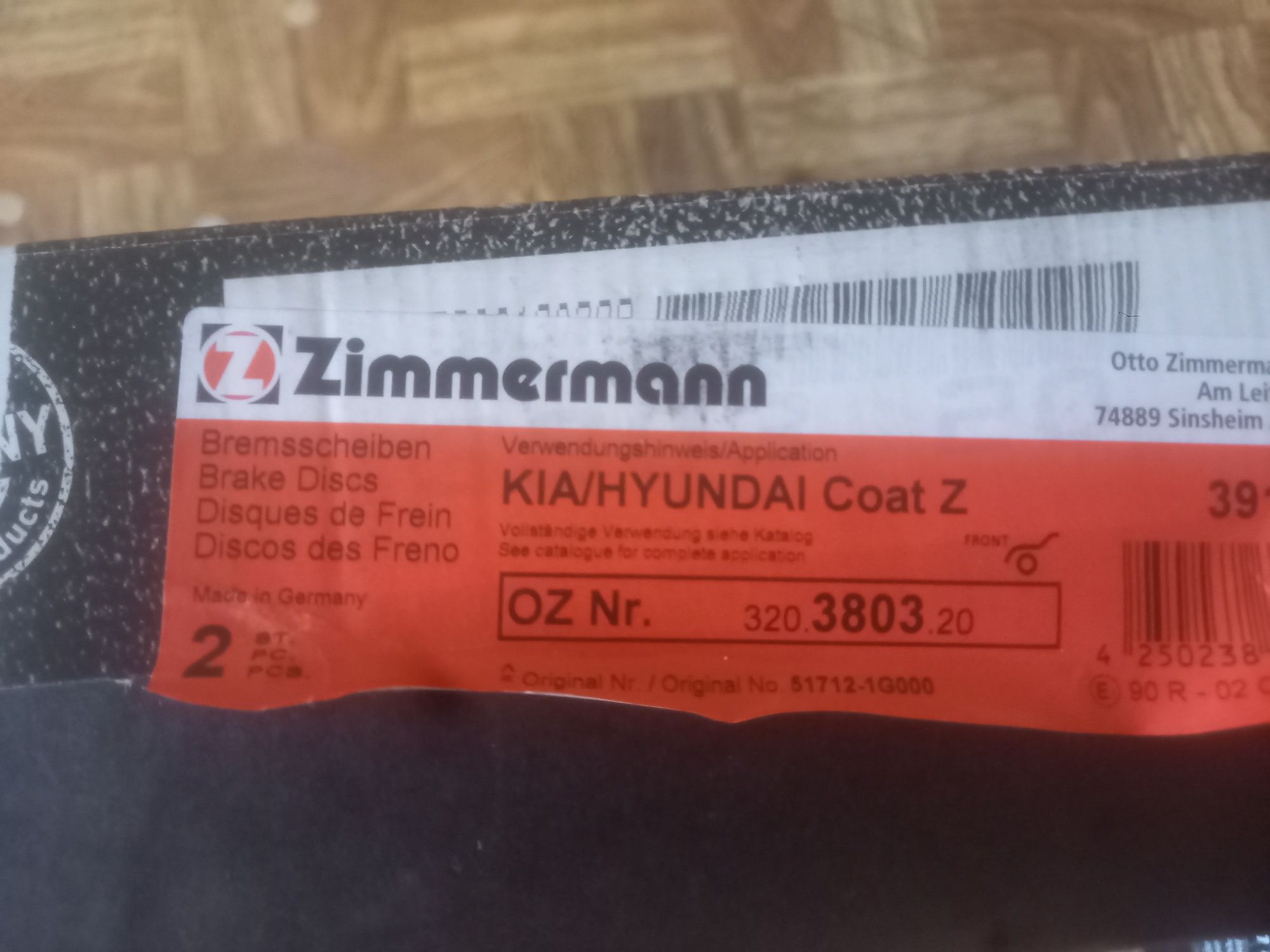 Tarcze hamulcowe HYUNDAI/KIA Coat Z