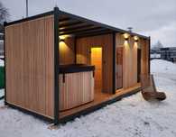 Sauna ogrodowa delux
