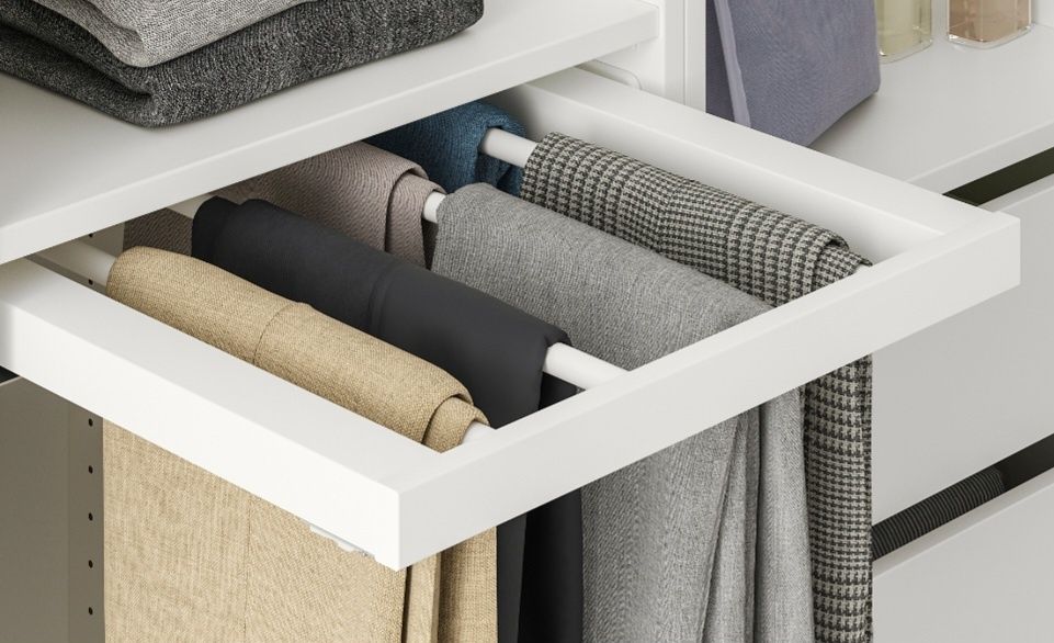 Wysuwany wieszak na spodnie ikea 50x58 cm