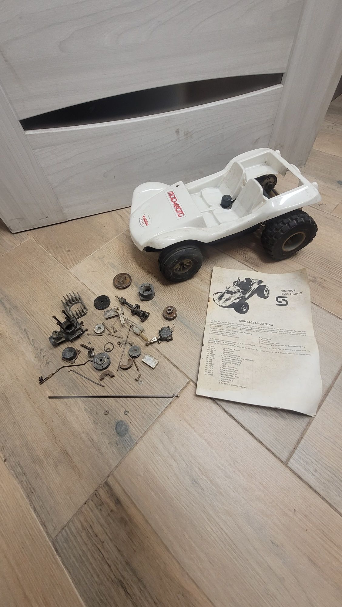 Buggy Micro-racing ROBBE samochód rc spalinowy instrukcja