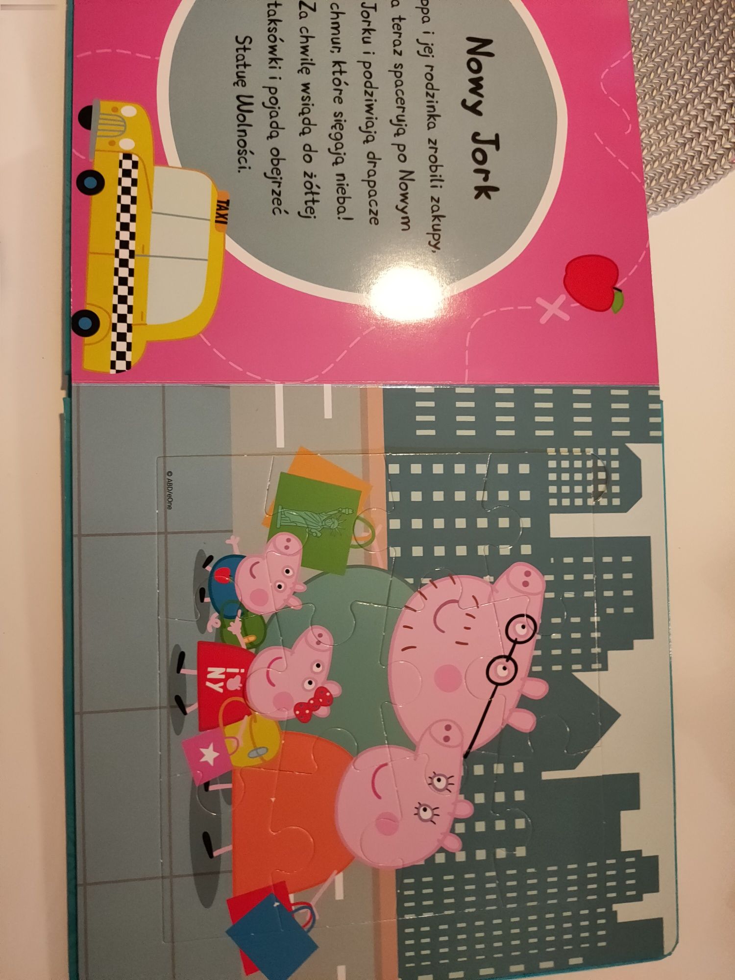 Książka z puzzlami Peppa pog świnka Peppa
