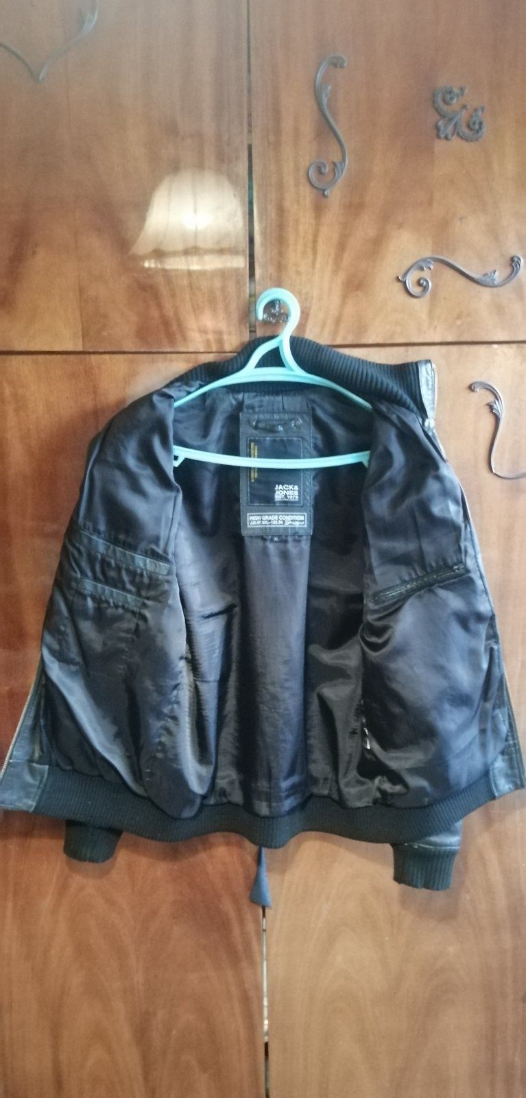 Шкіряна куртка Jack&Jones