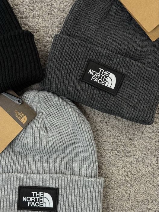 Czapka The North Face czarna zimowa męska damska