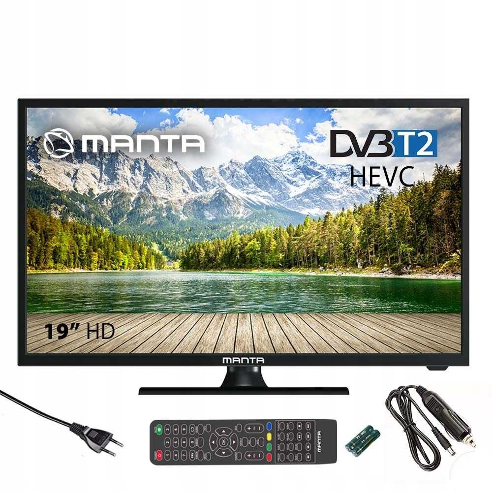 TV LED 19cal Zakład Karny 19LHN122 USB DVBT HDMI Nowy Standard W-a