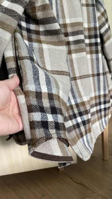 Трендова тепла рубашка Zara