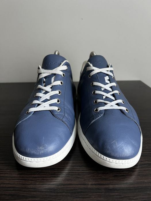 Кеди Gucci Mens Leather Running New Authentic (329843) Роз 42 на 27 см