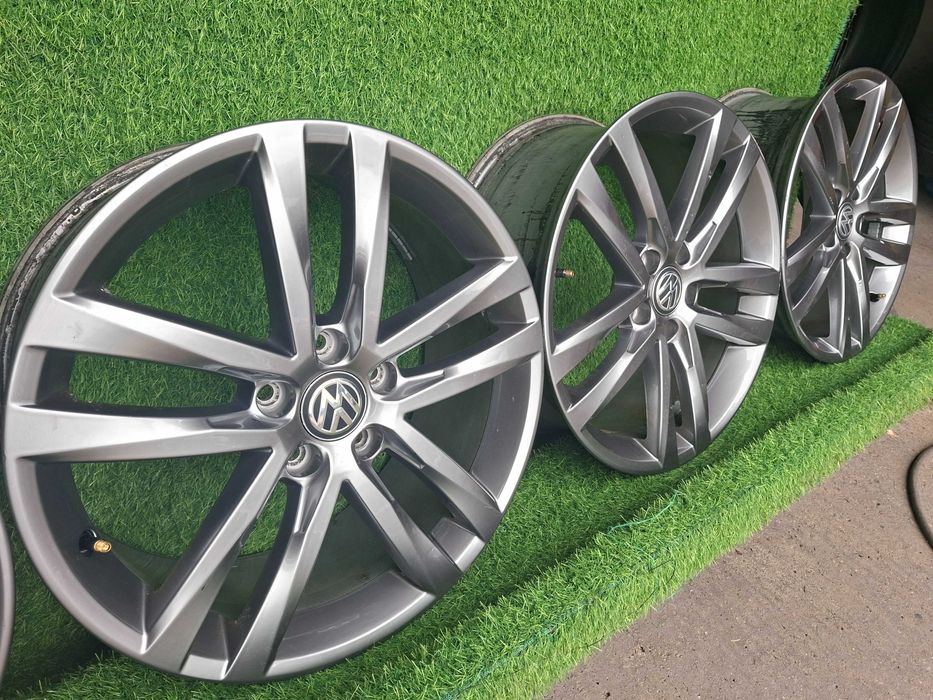 [A123] ALUFELGI 18 5x112 ORYGINAŁ VW GTI,Golf VI,VII,VIII,Touran,Caddy