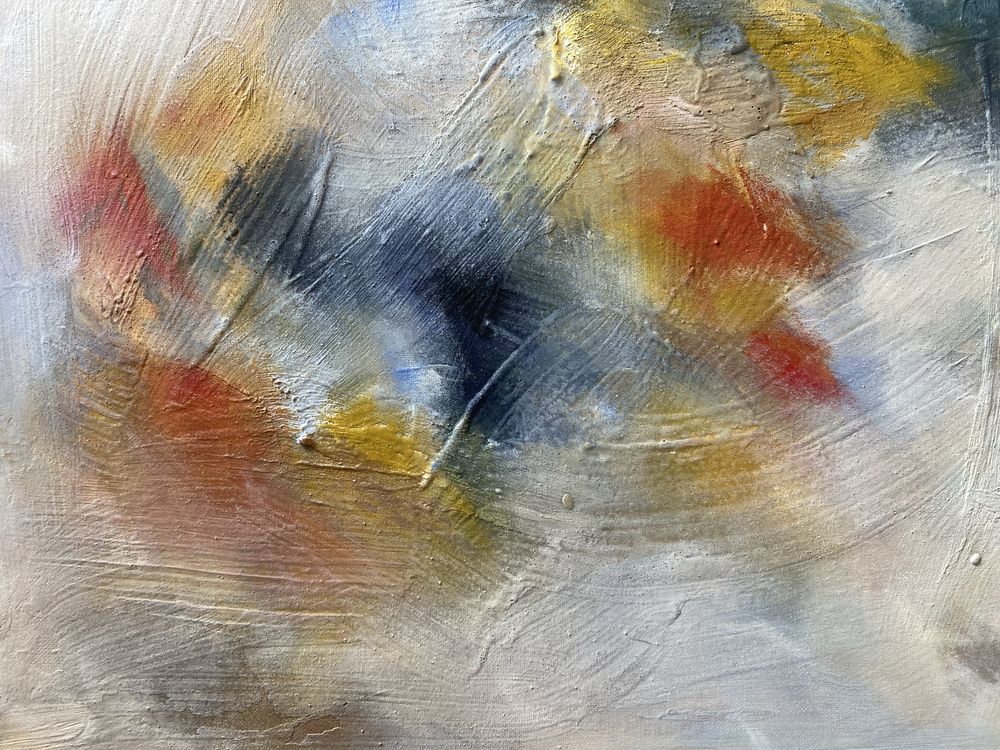 Tela abstrata com textura