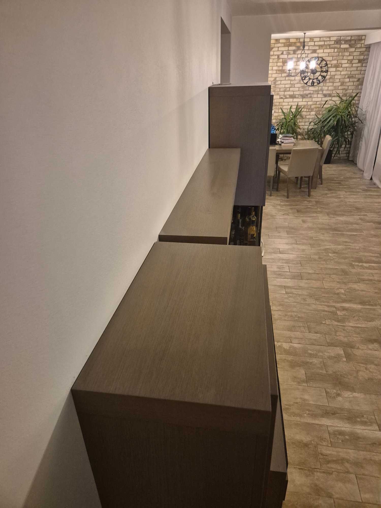 Zestaw mebli do salonu ścianka na telewizor firmy BLACK RED WHITE