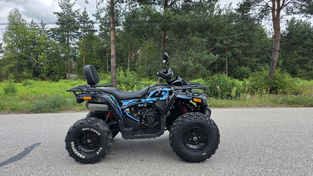 Quad 250 Fourcraft XXl Hak Niski przebieg bashan Quad 125 ATV Quad 250