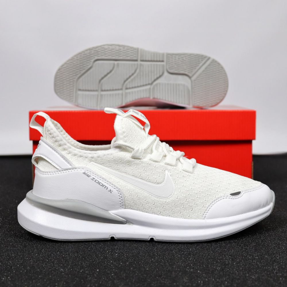 Чоловічій Кросівки Найк білі Nike zoom x white 40-44 рм.
