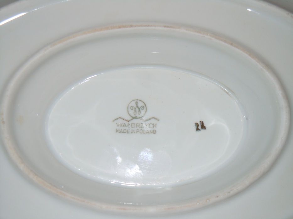 Sosjerka porcelanowa - porcelana Wałbrzych