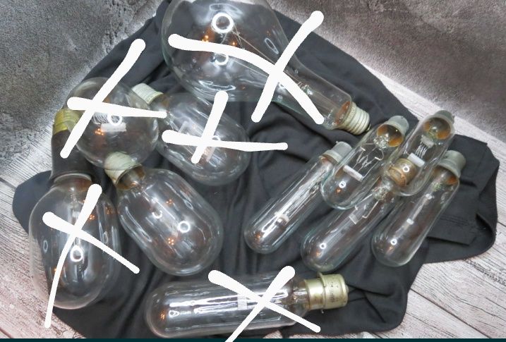 Лампочки старые большие СССР цена за все