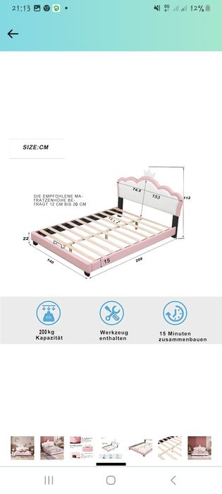 Cama infantil menina