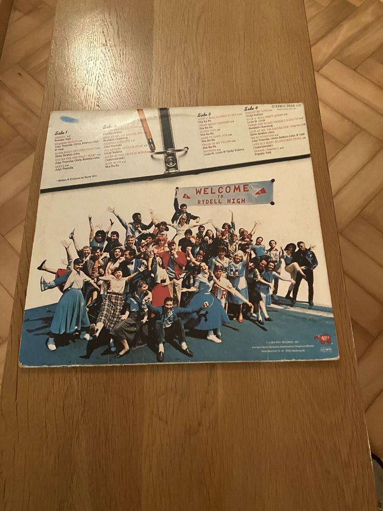 Grease, muzyka z filmu, Travolta, Olivia Newton- winyl