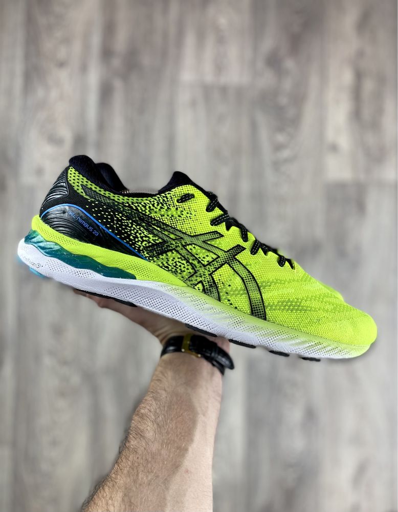 ASICS gel-nimbus кроссовки 46 размер салатовый оригинал