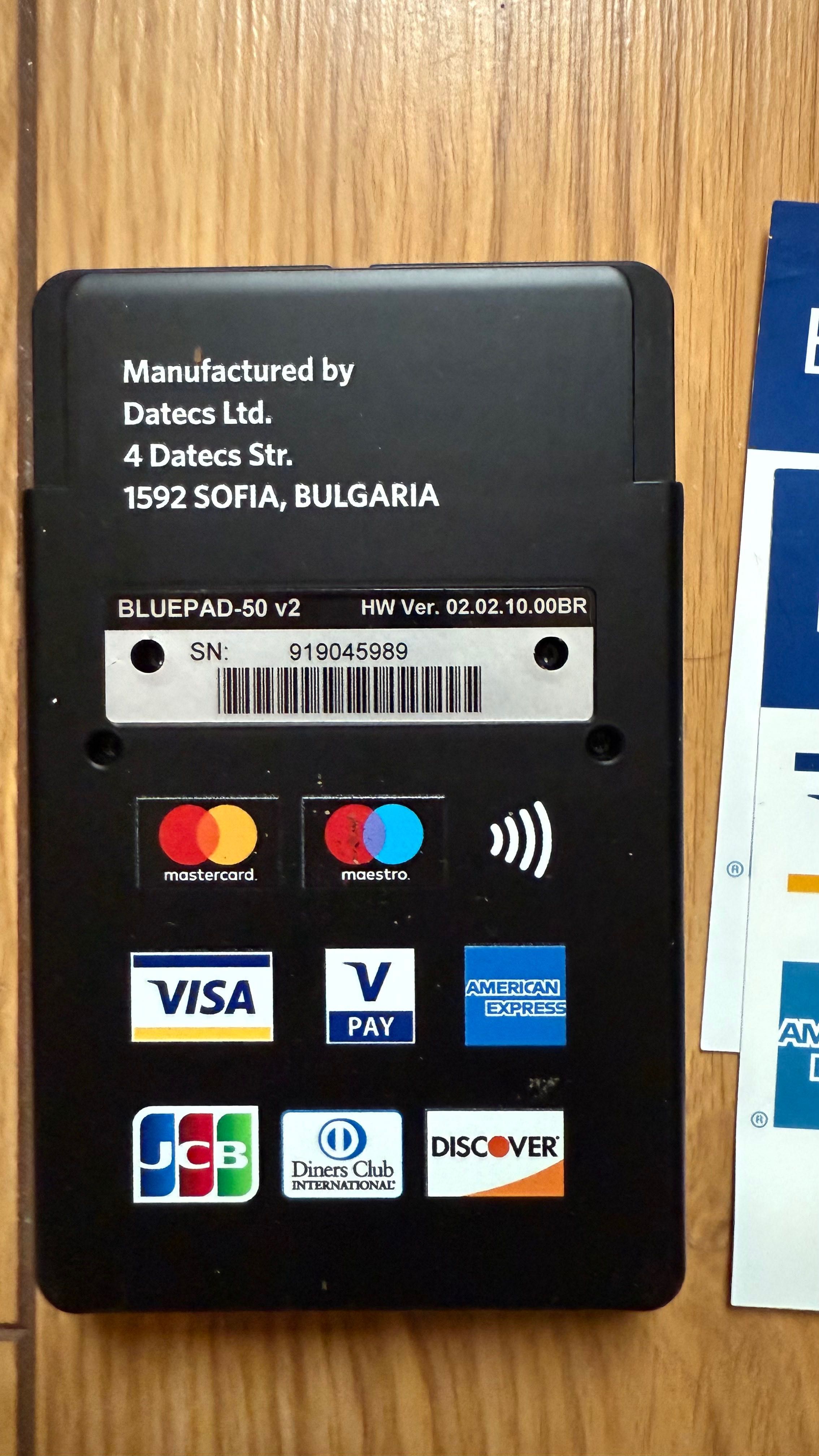 Sprzedam mobilny terminal płatniczy zbliżeniowy Datecs BluePad-50