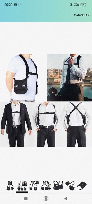 Bolsa de ombro 'pistoleira'