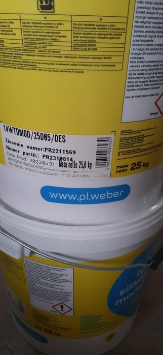 Tynk silikonowy modelarski Weber Imitacja deski elewacyjnej