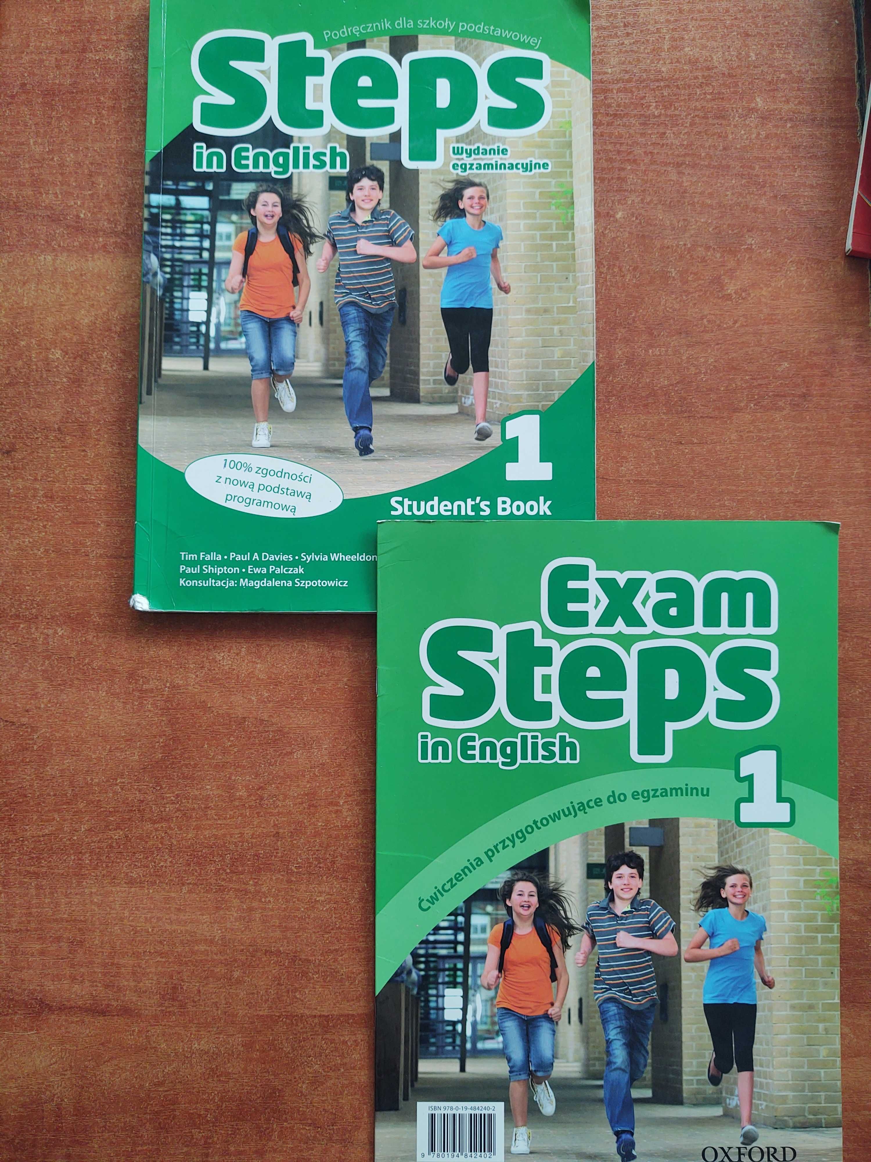 STEPS in ENGLISH 1, Podręcznik + ćwiczenia do języka angielskiego,