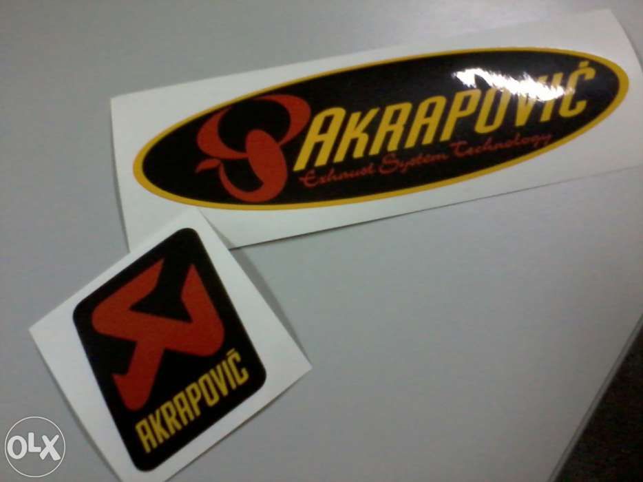 Akrapovic autocolantes