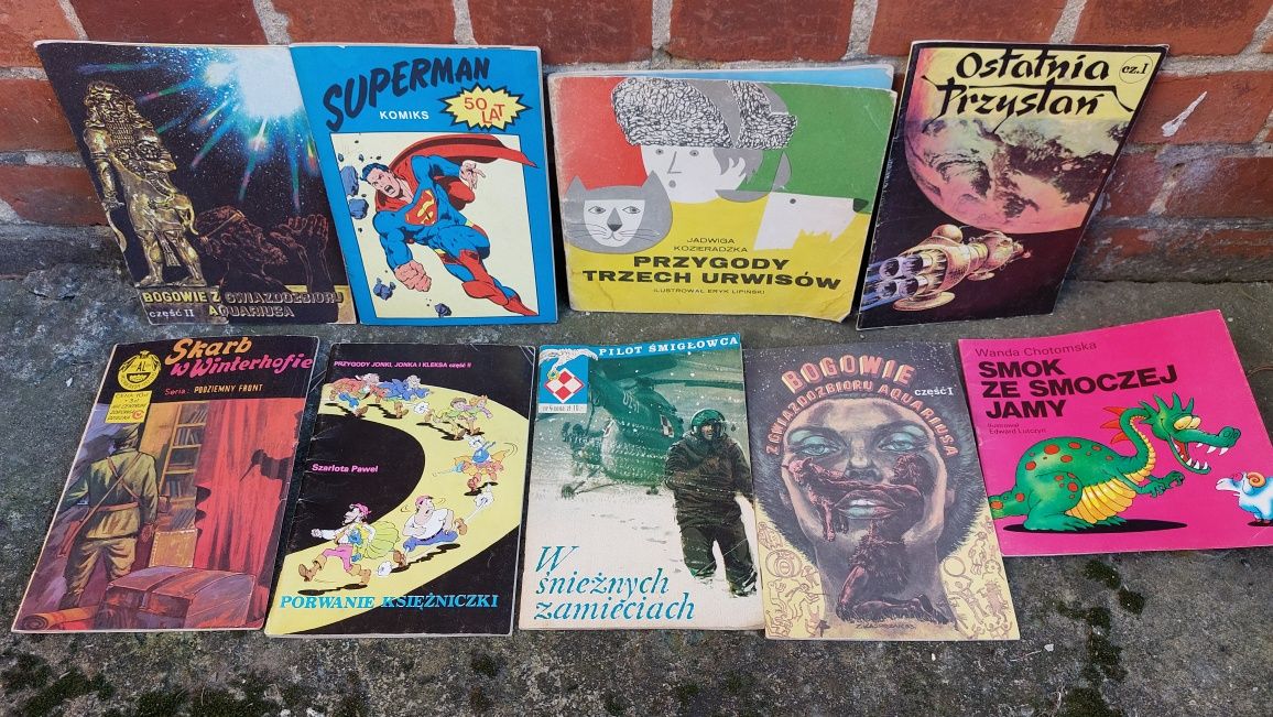 Stare komiksy PRL, 45 szt.