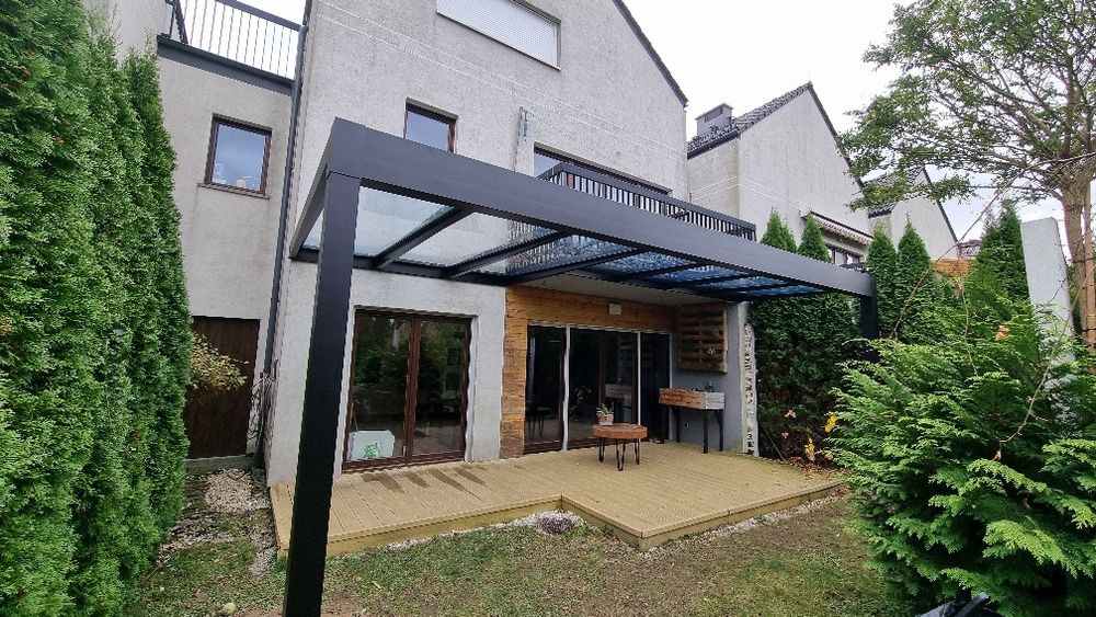 Taras kompozytowy uzywany, deski plus bloczki