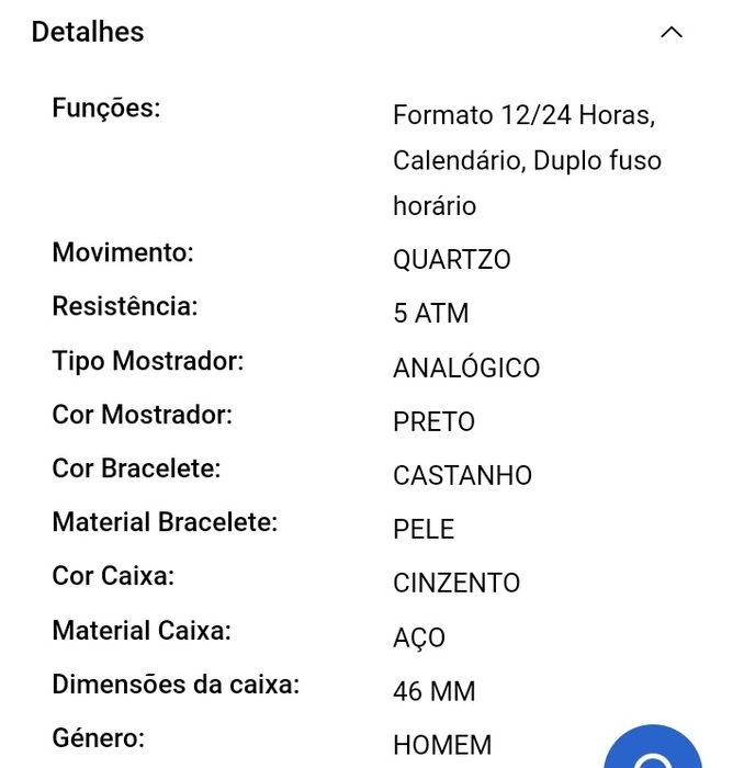 Relógio Timberland TBL.14816JLU/02A Henniker ll (COMO NOVO)