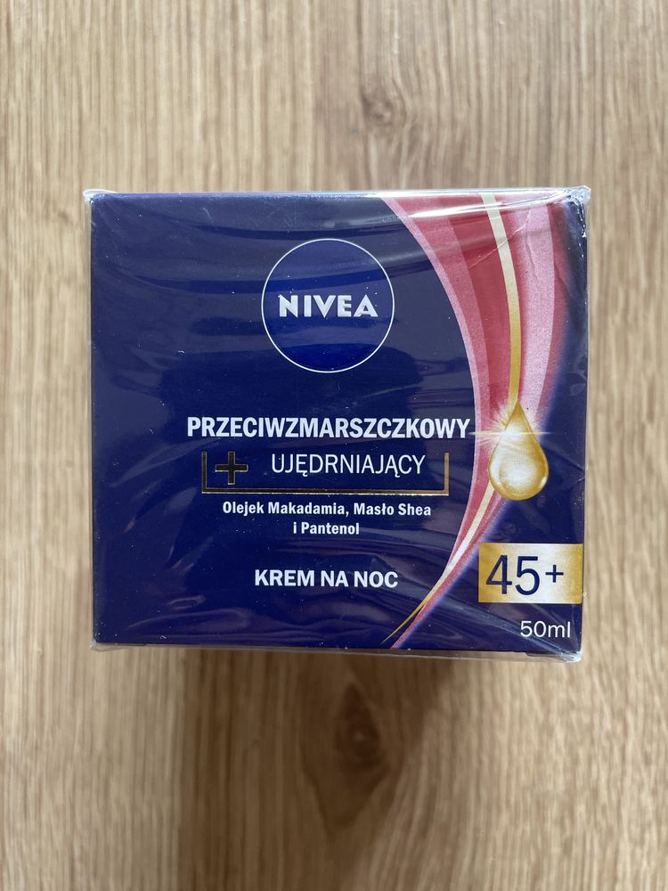 Kremy Nivea 45+ przeciwzmarszczkowy na noc i na dzień