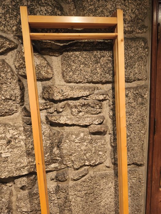 Biombo nunca utilizado tem as cortinas