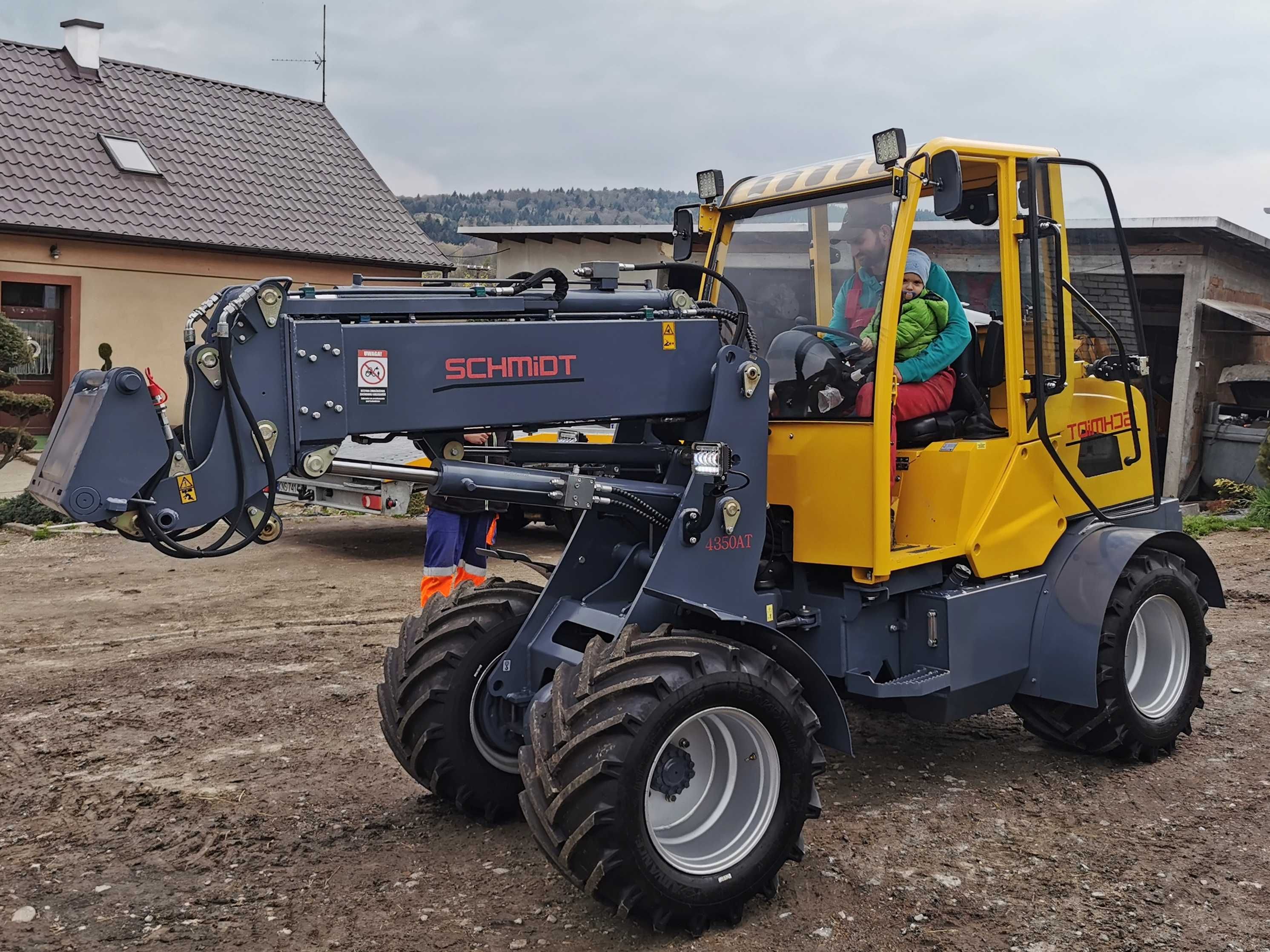 Ładowarka teleskopowa Schmidt 4350AT przegubowa NOWA 2025 KUBOTA