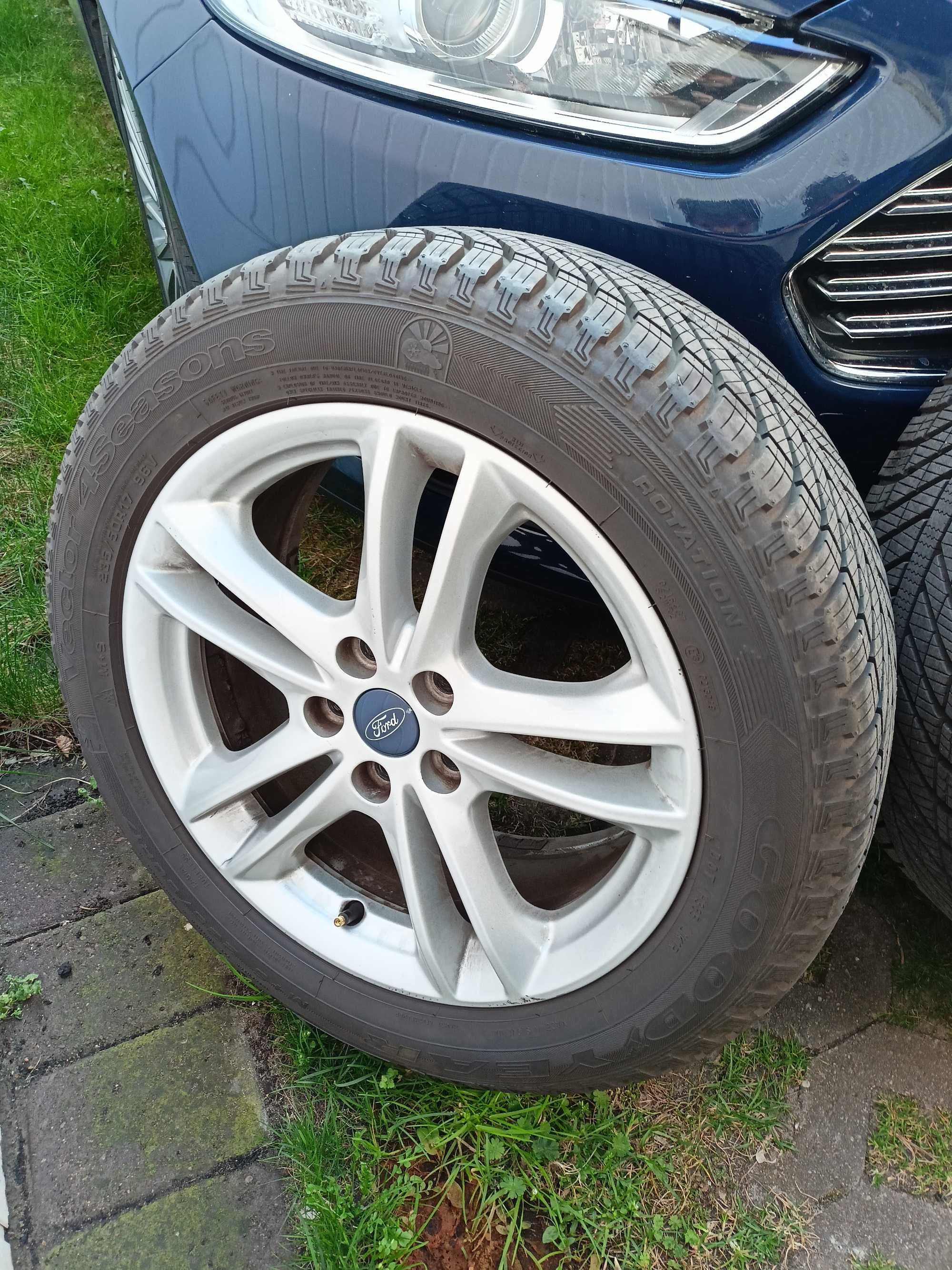 4 x Koła Opony Całoroczne GOODYEAR JAK NOWE 8mm TPMS FORD Mondeo S-MAX