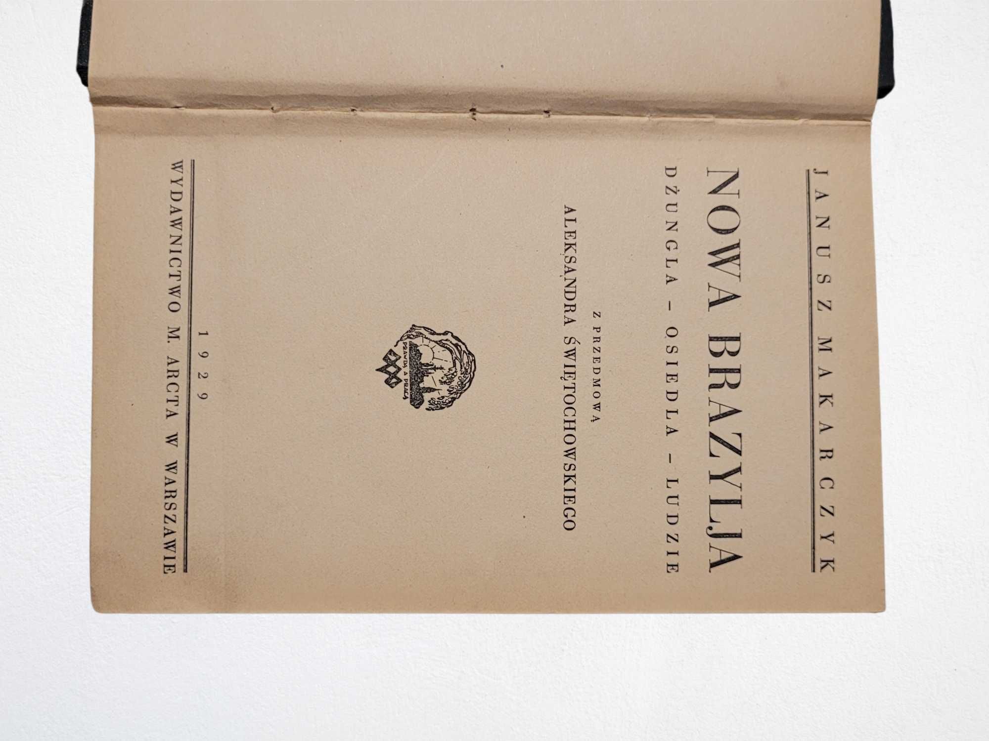 Nowa Brazylja - Janusz Makarczyk - 1929 - unikat