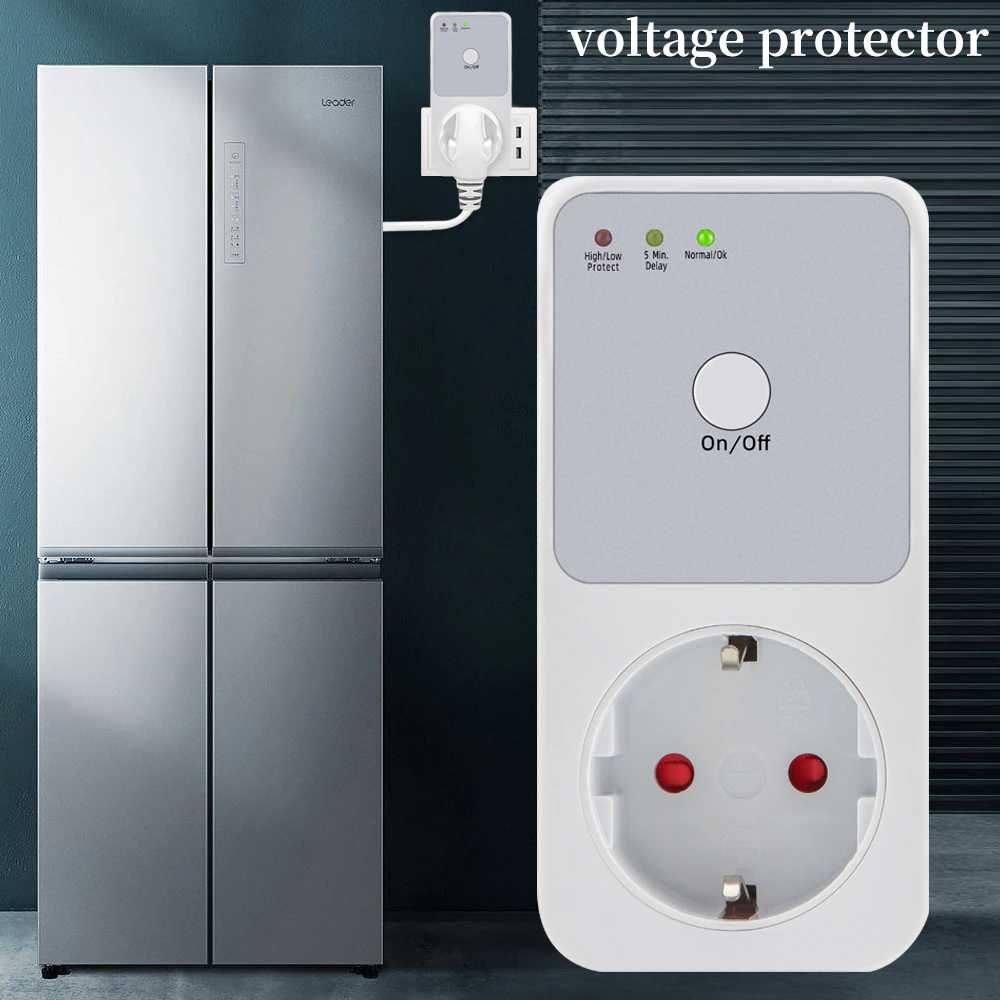 Voltage Protector 3,6кВт универсальное реле напряжения в розетку 50 Гц