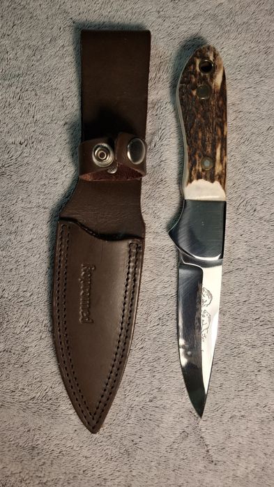 Nóż mysliwski Kopromed, rączka z poroża