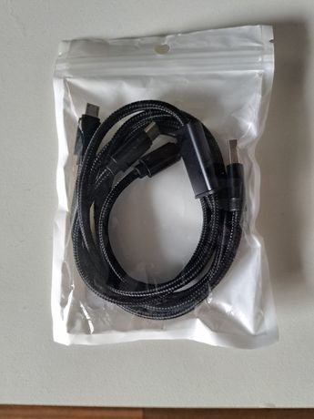 Kabel USB 3w1 typ c