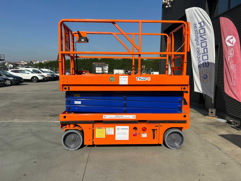 Plataforma elétrica Tesoura Nova 10 mts Tuhe THJZ-8