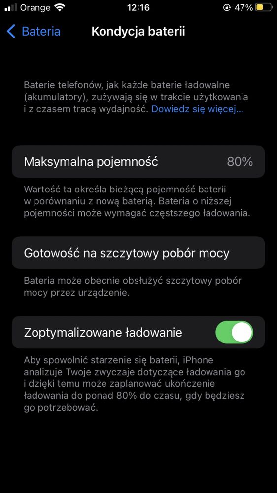 Iphone 7 32gb 80% kondycjia